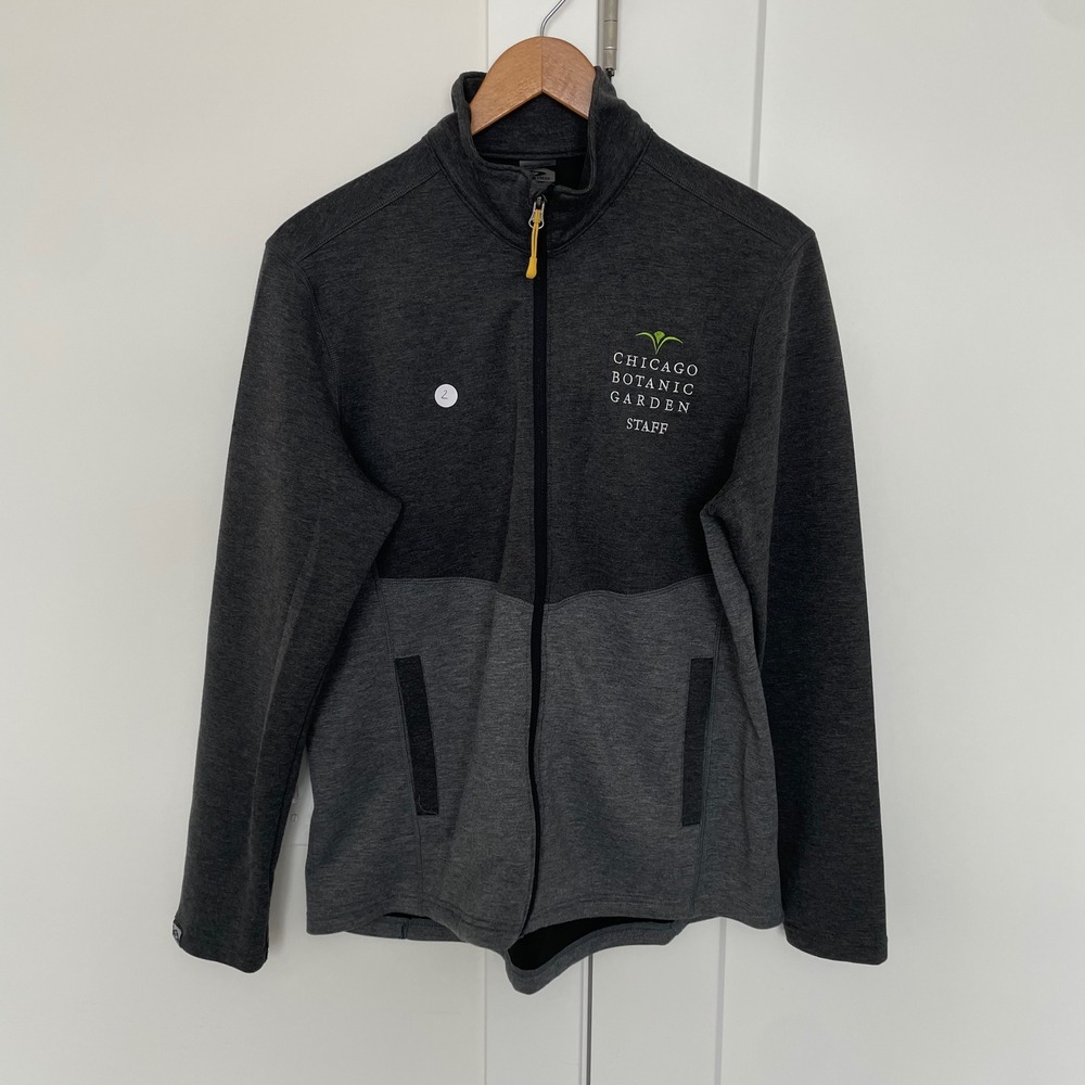 Chicago Botanic Garden Staff Fleece Jacket‎ Women's L/G Gray Storm Creek